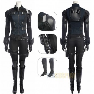 Avengers Infinity War Black Widow Costume Natasha Romanoff Cosplay