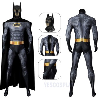 Bruce Wayne Cosplay Costumes The Animated Series S1 Cospay Jumpsuit