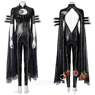 Game Bayonetta Cosplay Costumes Black Deluxe Suits