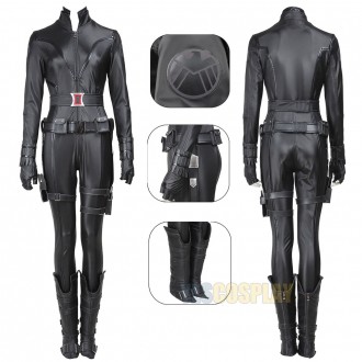 Black Widow Agents of SHIELD Costumes Black Widow Classic Black Cosplay Suit 