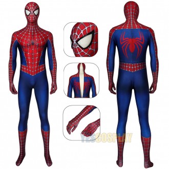 Classic Spider-man Suit Tobey Maguire Cosplay Costume