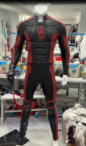 Matt Murdock Daredevil Born Again Season 3 Red Black Cosplay Costume