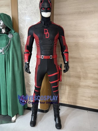 Matt Murdock Daredevil Born Again Season 3 Red Black Cosplay Costume