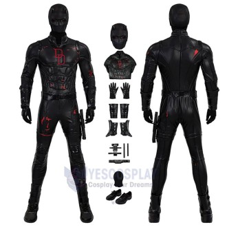 Matt Murdock Daredevil Black Suit Born Again S2 Cosplay Costume