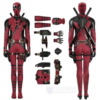 Female Deadpool 3 Cosplay Costume Wade Wilson Cosplay Suit
