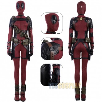 Female Deadpool Cosplay Costume Suit Lady Deadpool Suit