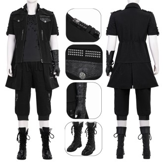 Final Fantasy XV Noctis Lucis Caelum Cosplay Costume Game Edition