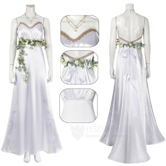 Aerith Bunny Dress Cosplay Costumes Final Fantasy 7 Rebirth Gold Saucer