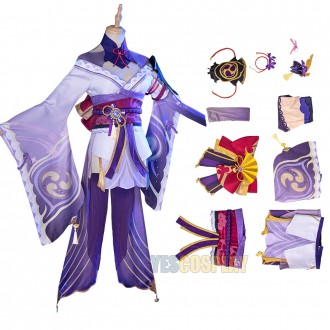 Genshin Impact Baal Cosplay Costumes For Girls