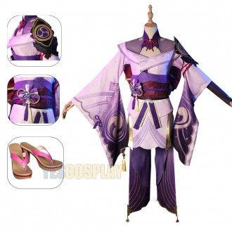 Genshin Impact Electro Archon Baal Cosplay Costumes