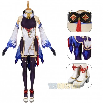 Genshin Impact Ganyu Cosplay Costume Ganyu Suit For Lady