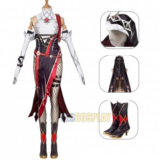 Genshin Impact Rosaria Cosplay Costume Rosaria Suit