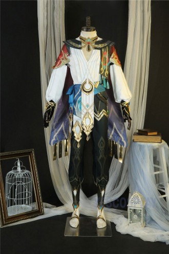 Game Genshin Impact Kaveh Cosplay Costume Deluxe Outfit