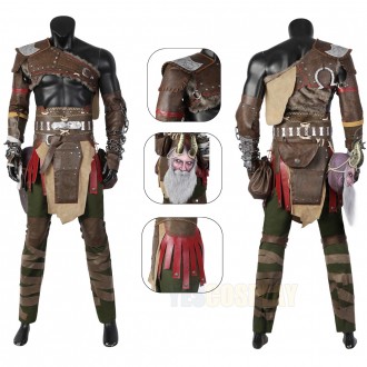 God of War Cosplay Costume Ragnarok Kratos Cosplay Suit