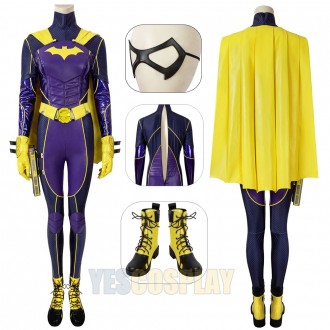 Gotham Knights Batgirl Cosplay Costumes Batgirl Purple Suit For Lady