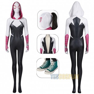 Gwen Stacy Costume Across The Spider-Verse Cosplay Suit