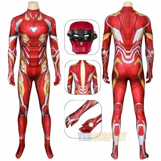 Iron-man Cosplay Costume Iron man Creative 4D Printed Suit