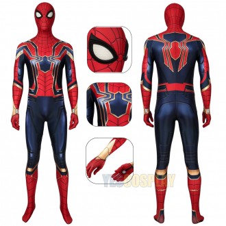 Iron Spiderman Cosplay Costume Avengers Endgame Spider-man Classic Suit