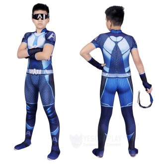 Kids The Boys Cosplay Costumes A-Train Cosplay Jumpsuit