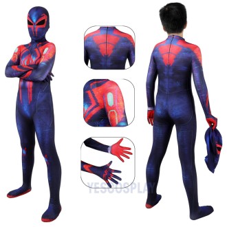 Kids Spider-Man Cosplay Costumes 2099 Miguel O'Hara Cosplay Suits