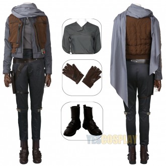 Jyn Erso Costume Rogue One: A Star Wars Story Cosplay Costume Top Level