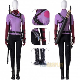 Kate Bishop Hawkeye Cosplay Costumes Hawkeye Purple Cosplay Suit