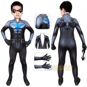 Kids Dick Grayson Costumes Dick Grayson Cosplay Suit For Halloween