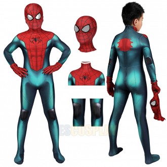 Kids Spider-Man Costumes Miles Morales PS5 Cosplay Suit