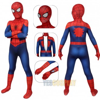 Kids Ultimate Spider-Man Costume Classic Ultimate Spiderman Cosplay Suit