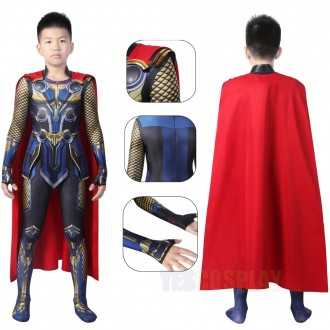 Kids Thor Love And Thunder Jumpsuit Cosplay Costume