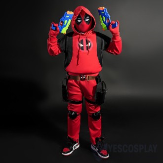 Kids Deadpool 3 Cosplay Costume Wade Winston Hoodies