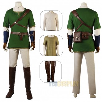 Link Hero Tunic Cosplay Costume The Legend of Zelda: Twilight Suit