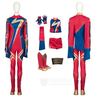 Ms. Marvel Kamala Khan Halloween Cosplay Costume