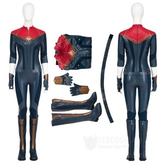 Marvels Captain 2 Cosplay Costumes Carol Danvers Cosplay Suit