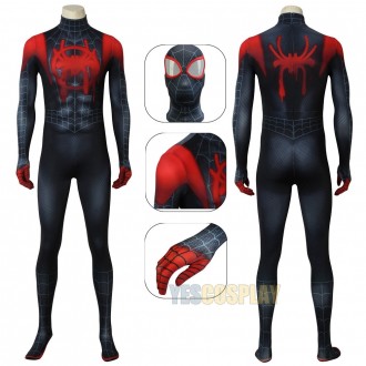 Miles Morales Costume Ultimate Spider-man Cosplay Suit