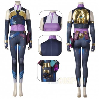 Game valorant neon Cosplay Suits