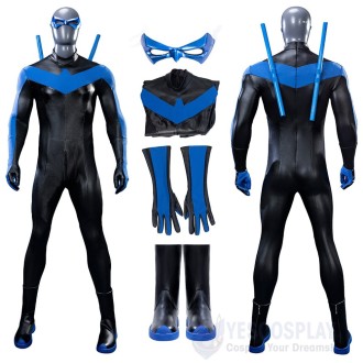 Knights Hero Dick Grayson Bodysuit Cosplay Costume Premium version