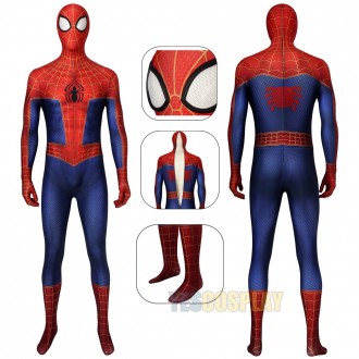 Peter Parker Cosplay Suit Spider-man Into The Spider Verse Costumes