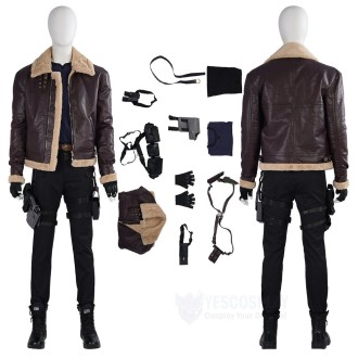 Resident Evil 4 Remake Cosplay Costumes Leon Cosplay Suit