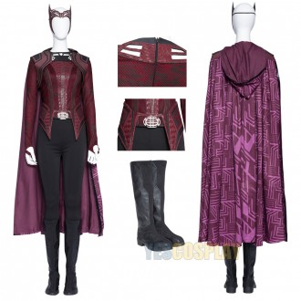 Scarlet Witch Wanda Costume Maximoff In The Multiverse Of Madness Suit