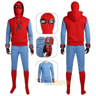 Spider-Man Homecoming Costumes Tom Holland Spiderman Cosplay Outfit