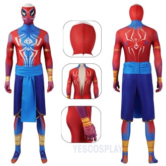 Spider Man India Pavitr Prabhakar Cosplay Costumes Top Level