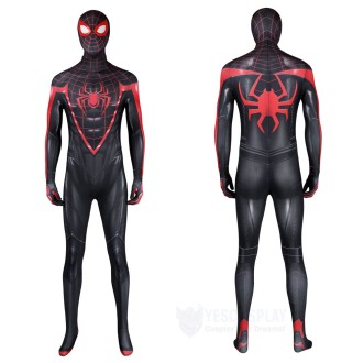 Spider-Man PS4 Miles Morales Cosplay Costume Jumpsuit