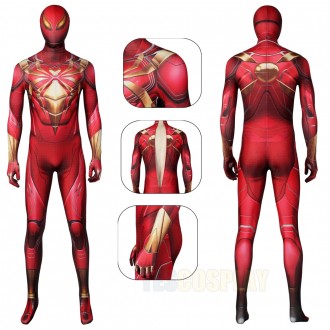 Spider-Man Iron Cosplay Costumes Spider Armor Cosplay Jumpsuit