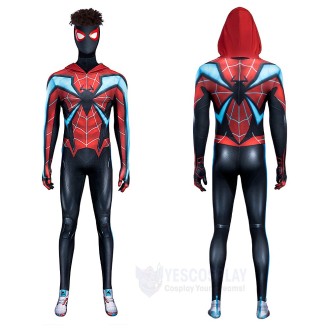 Spiderman PS5 Cosplay Costumes Miles Morales Evolved Cosplay Suit