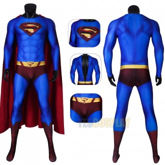 SuperHero Costumes Crisis on Infinite Earths Blue Cosplay Suit