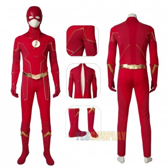 TF S6 Barry Allen Cosplay Costumes Barry Allen Suit