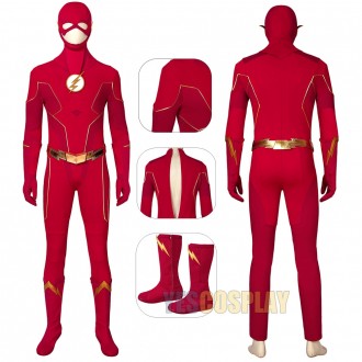TF S6 Cosplay Costumes Barry Allen Cosplay Suit
