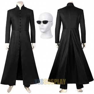 The Matrix Reloaded Revolutions Neo Cosplay Costume