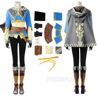 2023 Princess Zelda Cosplay Costume The Legend of Zelda Tears of the Kingdom Suits